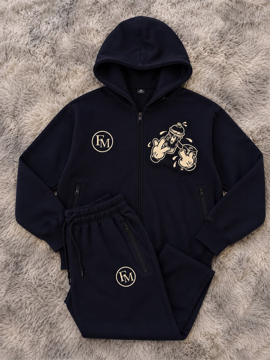 Conjunto Zip FM — Azul Marino